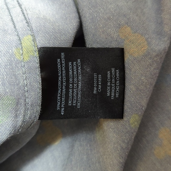 WALT DISNEY World Mickey Mouse All Over Print  Button Front Camp Shirt 90s XXL - Picture 5 of 9